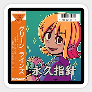 vaporwave anime aesthetic girl nami Sticker